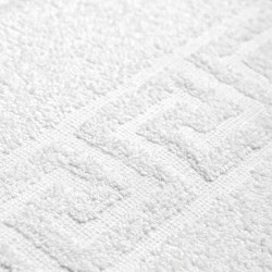 ΠΕΤΣΕΤΑ ΠΡΟΣΩΠΟΥ ΞΕΝΟΔΟΧΕΙΟΥ GENTLE 500GSM GREEK BORDER 100% COTTON 50X95 ΛΕΥΚΟ BEAUTY HOME