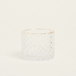 BEAUTY HOME ΚΗΡΟΠΗΓΙΟ ΑΝΑΓΛΥΦΟ ΜΕ ΧΡΥΣΟ ΣΤΟΜΙΟ Ø7×5,5CM      