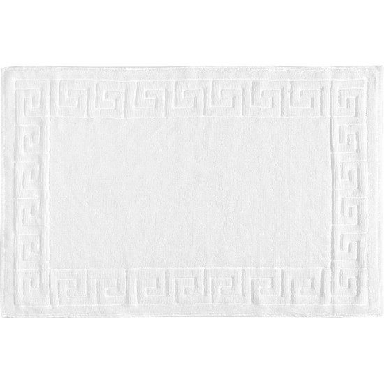 ΤΑΠΕΤΟ ΜΠΑΝΙΟΥ NERON ΜΑΙΑΝΔΡΟΣ 50X75 ΛΕΥΚΟ BEAUTY HOME