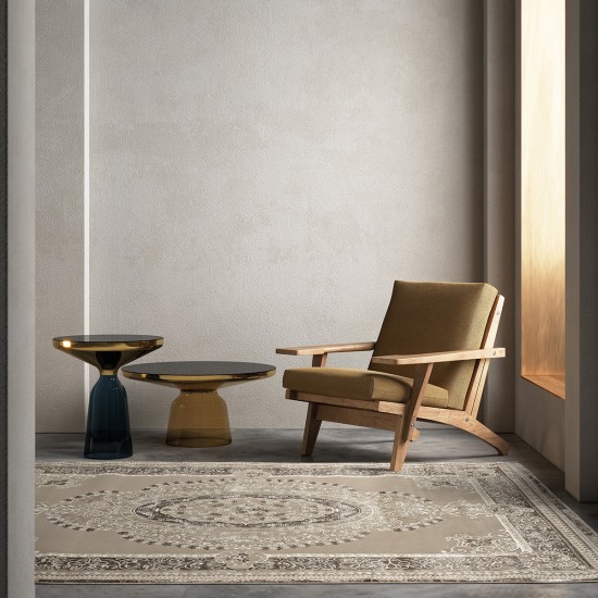 ΔΙΑΔΡΟΜΟΣ PRESTIGE ART 9320 0,67 BEIGE BROWN - ΜΠΕΖ ΚΑΦΕ BEAUTY HOME
