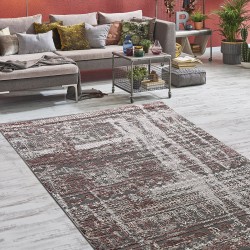 ΧΑΛΙ STYLISH ART 9425 ΓΚΡΙ,ΡΟΖ BEAUTY HOME