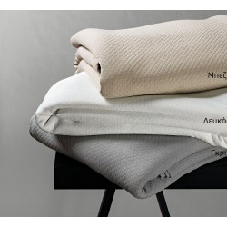 ΠΙΚΕ ΚΟΥΒΕΡΤΑ ΜΟΝΗ MATELASSE 170X280 ΛΕΥΚΟ BEAUTY HOME