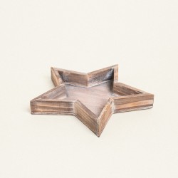 BEAUTY HOME ΞΥΛΙΝΟ ΑΣΤΕΡΙ 29 X 28 X 3 CM      