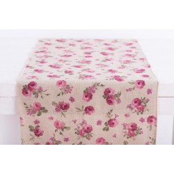 BEAUTY HOME ΡΑΝΝΕΡ ΦΛΟΡΑΛ ΡΟΖΑ   34 CM X 1,5 M   