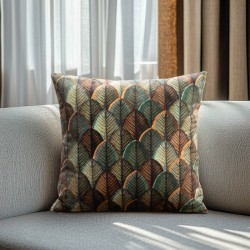 BEAUTY HOME ΜΑΞΙΛΑΡΟΘΗΚΗ ΒΕΛΟΥΔΟ SCALE LEAF STRUCTURE   45 X 45 CM   