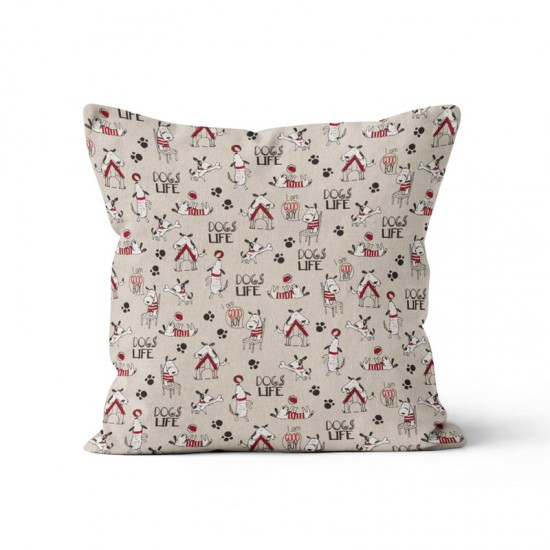 BEAUTY HOME ΜΑΞΙΛΑΡΟΘΗΚΗ DOGS LIFE   40 X 40 CM   ΘΗΚΗ