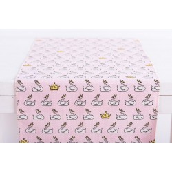 BEAUTY HOME ΡΑΝΝΕΡ ΚΥΚΝΟΣ ΜΕ ΚΟΡΩΝΑ   34 CM X 1,5 M   