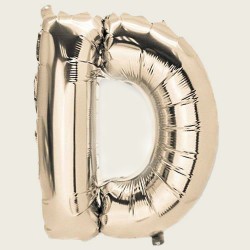 BEAUTY HOME ΜΠΑΛΟΝΙ ΓΡΑΜΜΑ “D” 36CM ΧΡΥΣΟ      