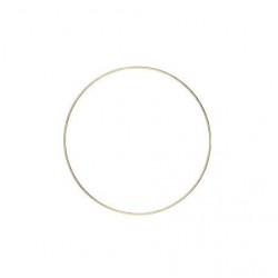 BEAUTY HOME ΜΕΤΑΛΛΙΚΟΣ ΚΥΚΛΟΣ ΧΡΥΣΟΣ 20 CM      