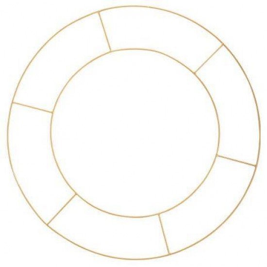 BEAUTY HOME ΜΕΤΑΛΛΙΚΟΣ ΚΥΚΛΟΣ ΔΙΠΛΟΣ 60 CM      