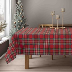 BEAUTY HOME ΤΡΑΠΕΖΟΜΑΝΤΗΛΟ  ΚΑΡΩ ΚΟΚΚΙΝΟ ΠΡΑΣΙΝΟ   135 X 220 CM   