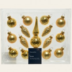 BEAUTY HOME ΓΥΑΛΙΝΑ ΣΤΟΛΙΔΙΑ ΧΡΥΣΑ ΣΕΤ 15 ΤΜΧ      