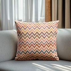 BEAUTY HOME ΜΑΞΙΛΑΡΟΘΗΚΗ ΣΤΟΦΑ ΙΝΔΙΚΟ ΖΙΚ ΖΑΓΚ   45 X 45 CM   