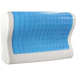 ΜΑΞΙΛΑΡΙ ΥΠΝΟΥ GEL MEMORY FOAM ART 4028 ΜΕΤΡΙΟ 58X38X12  ΛΕΥΚΟ BEAUTY HOME