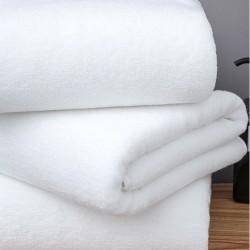ΠΕΤΣΕΤΑ ΠΡΟΣΩΠΟΥ ΞΕΝΟΔΟΧΕΙΟΥ CRYSTAL 600GSM 100% COTTON 50X95 ΛΕΥΚΟ BEAUTY HOME