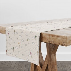 BEAUTY HOME ΡΑΝΝΕΡ ΣΥΝΝΕΦΑ ΜΕ ΧΑΡΤΑΕΤΟΥΣ   34 CM X 2.5 M   