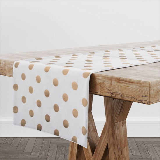 BEAUTY HOME ΡΑΝΝΕΡ ΧΡΥΣΟ ΠΟΥΑ   34 CM X 1,5 M   