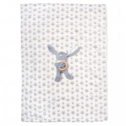 GREENWICH POLO CLUB ΚΟΥΒΕΡΤΑ FLEECE 75X100 ΒΑΒΥ 8844 BLUE, WHITE