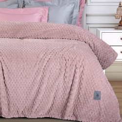 GREENWICH POLO CLUB ΚΟΥΒΕΡΤΑ FLEECE 160X220 ESSENTIAL 3474 NUDE