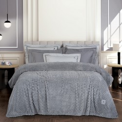 GREENWICH POLO CLUB ΚΟΥΒΕΡΤΑ FLEECE 160X220 ESSENTIAL 3476 GREY