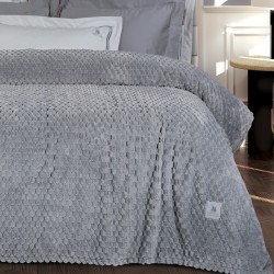 GREENWICH POLO CLUB ΚΟΥΒΕΡΤΑ FLEECE 160X220 ESSENTIAL 3476 GREY