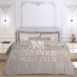GREENWICH POLO CLUB ΚΟΥΒΕΡΤΑ FLEECE 160X220 ESSENTIAL 3490 TAUPE