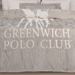 GREENWICH POLO CLUB ΚΟΥΒΕΡΤΑ FLEECE 160X220 ESSENTIAL 3490 TAUPE
