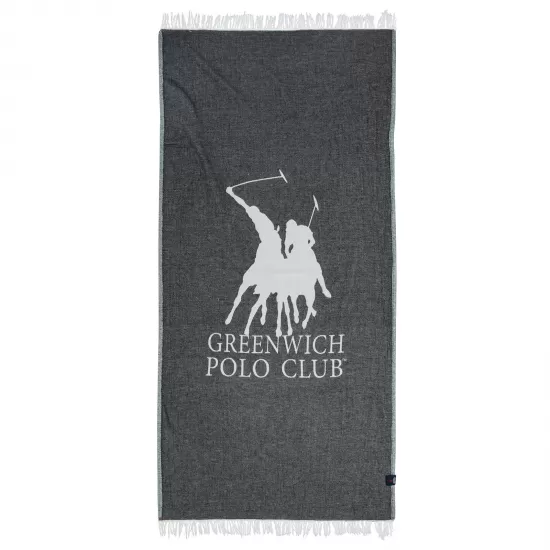 GREENWICH POLO CLUB ΠΕΤΣΕΤΑ ΘΑΛΑΣΣΗΣ 85Χ170 3905 ΙΒΟΥΑΡ, ΜΑΥΡΟ