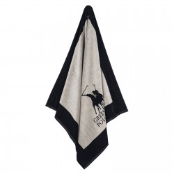 GREENWICH POLO CLUB ΠΕΤΣΕΤΑ ΘΑΛΑΣΣΗΣ 90Χ180 3858 BLACK, ECRU
