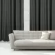 DAS HOME ΚΟΥΡΤΙΝΑ ΜΕ ΚΡΙΚΟΥΣ 140Χ270 2261 ΓΚΡΙ ΣΚΟΥΡΟ