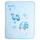 DAS BABY ΚΟΥΒΕΡΤΑ VELOUR 110X140 RELAX 4918 BLUE