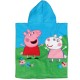 ΠΟΝΤΣΟ ΘΑΛΑΣΣΗΣ 50Χ115 PEPPA PIG 5869 ΓΑΛΑΖΙΟ, ΠΡΑΣΙΝΟ, ΡΟΖ