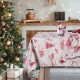 DAS HOME CHRISTMAS ΤΡΑΠΕΖΟΜΑΝΤΗΛΟ 140Χ180 0772 ECRU, RED