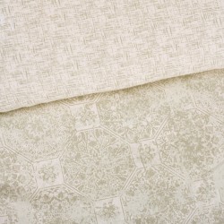 DAS HOME ΣΕΤ ΣΕΝΤΟΝΙΑ ΥΠΕΡΔΙΠΛΑ HAPPY FLANNEL 9640 BEIGE, TAUPE