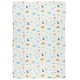 DAS BABY ΚΟΥΒΕΡΤΑ-ΜΟΥΣΕΛΙΝΑ 105X150 RELAX 6623 ΛΕΥΚΟ, ΜΠΛΕ, ΠΟΡΤΟΚΑΛΙ