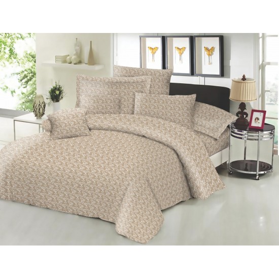 ΖΕΥΓΟΣ ΜΑΞΙΛΑΡΟΘΗΚΕΣ ΚΟΜΒΟΣ COTTON LINE PRINTED FERN BEIGE 50X70