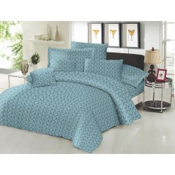 ΖΕΥΓΟΣ ΜΑΞΙΛΑΡΟΘΗΚΕΣ ΚΟΜΒΟΣ COTTON LINE PRINTED FERN PETROL 50X70
