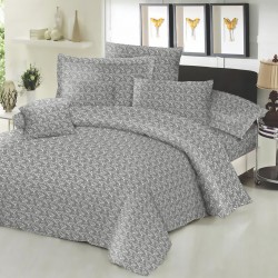ΖΕΥΓΟΣ ΜΑΞΙΛΑΡΟΘΗΚΕΣ ΚΟΜΒΟΣ COTTON LINE PRINTED FERN GREY 50X70