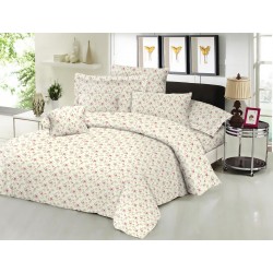 ΖΕΥΓΟΣ ΜΑΞΙΛΑΡΟΘΗΚΕΣ ΚΟΜΒΟΣ COTTON LINE PRINTED SPRING CREAM 50X70
