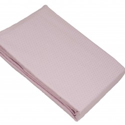 ΚΟΥΒΕΡΤΑ ΠΙΚΕ LE BLANC SANFORIZED COTTON 100% PINK ΜΟΝΗ 170X245