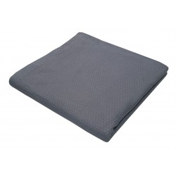 ΚΟΥΒΕΡΤΑ ΠΙΚΕ LE BLANC SANFORIZED COTTON 100% ΜΟΝΗ 170X260 GREY