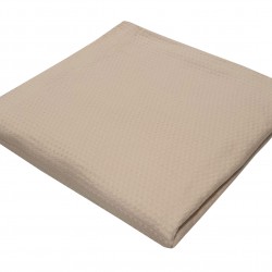ΚΟΥΒΕΡΤΑ ΠΙΚΕ LE BLANC SANFORIZED COTTON 100% ΜΟΝΗ 170X260 BEIGE
