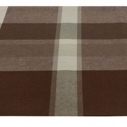 ΤΡΑΠΕΖΟΜΑΝΤΗΛΟ ΚΟΜΒΟΣ ΛΟΝΕΤΑ ΥΦΑΝΤΟ  ΚΑΡΟ BROWN-BEIGE 140X140