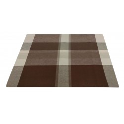 ΤΡΑΠΕΖΟΜΑΝΤΗΛΟ ΚΟΜΒΟΣ ΛΟΝΕΤΑ ΥΦΑΝΤΟ  ΚΑΡΟ BROWN-BEIGE 140X140