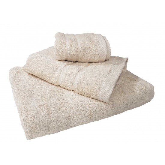 ΣΕΤ ΠΕΤΣΕΤΕΣ 3 ΤΜΧ LE BLANC ΠΕΝΝΙΕ 600ΓΡ/Μ2 BEIGE (40X60, 50X95, 80X145)