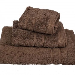 ΣΕΤ ΠΕΤΣΕΤΕΣ 3 ΤΜΧ LE BLANC ΠΕΝΝΙΕ 600ΓΡ/Μ2 BROWN (40X60, 50X95, 80X145)