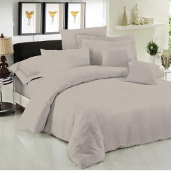 ΣΕΝΤΟΝΙ ΜΕΜΟΝΟΜΕΝΟ LEBLANC ΜΟΝΟΧΡΩΜΟ POLYCOTTON 50/50 TC144 LIGHT GREY ΜΟΝΟ ΜΕ ΛΑΣΤΙΧΟ 100X200+35