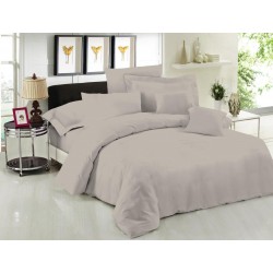 ΣΕΝΤΟΝΙ ΜΕΜΟΝΟΜΕΝΟ LEBLANC ΜΟΝΟΧΡΩΜΟ POLYCOTTON 50/50 TC144 LIGHT GREY ΜΟΝΟ ΜΕ ΛΑΣΤΙΧΟ 100X200+35