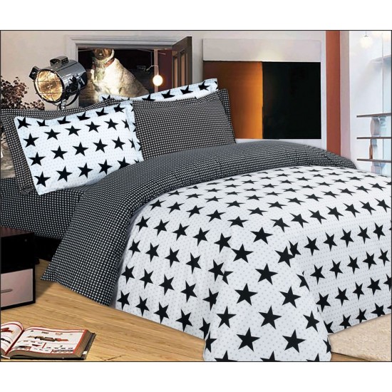 ΣΕΤ ΚΟΥΒΕΡΛΙ LE BLANC PREMIUM ΥΠΕΡΔΙΠΛΟ STAR OXFORD 220X240