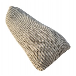 ΠΟΥΦ MACRAME ΚΟΜΒΟΣ ΜΕ ΕΣΩΤΕΡΙΚΗ ΓΕΜΙΣΗ 80X200X45 BEIGE